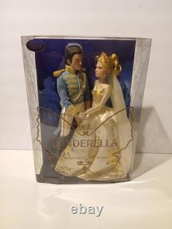 Disney Store Cinderella & The Prince Live Action Movie Doll Set Film Collection