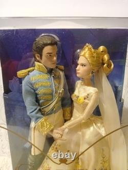 Disney Store Cinderella & The Prince Live Action Movie Doll Set Film Collection