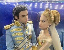 Disney Store Cinderella & The Prince Live Action Movie Doll Set Film Collection