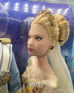 Disney Store Cinderella & The Prince Live Action Movie Doll Set Film Collection