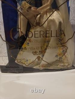 Disney Store Cinderella & The Prince Live Action Movie Doll Set Film Collection