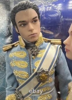 Disney Store Cinderella & The Prince Live Action Movie Doll Set Film Collection