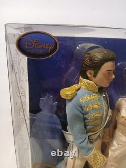 Disney Store Cinderella & The Prince Live Action Movie Doll Set Film Collection