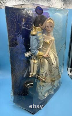 Disney Store Cinderella & The Prince Live Action Movie Doll Set Film Collection