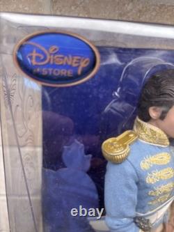 Disney Store Cinderella & The Prince Live Action Movie Doll Set Film NRFB Wear