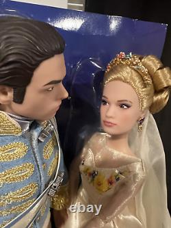 Disney Store Cinderella and Prince Wedding Day Doll Set (2014) SEE PHOTOS