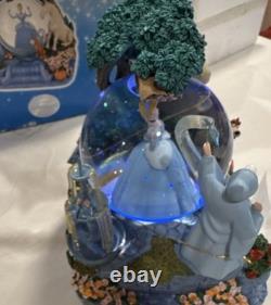 Disney Store Cinderella's Magical Gown Musical Snow Globe Tested & Works! Read