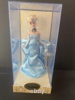 Disney Store Designer Princess CINDERELLA Limited Edition Doll NEW in BOX with Bag