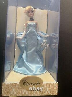 Disney Store Designer Princess CINDERELLA Limited Edition Doll NEW in BOX with Bag