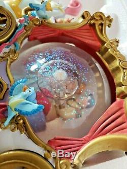 Disney Store Exclusive Princess Cinderella & Prince Carriage Ride Snow Globe