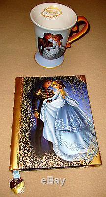 Disney Store Fairytale Cinderella & Prince Doll Limited Edition 6000 & Diary/mug