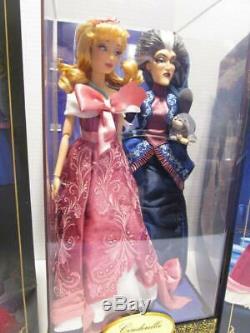 Disney Store Fairytale Designer Collection LE Cinderella Lady Tremaine Doll Set