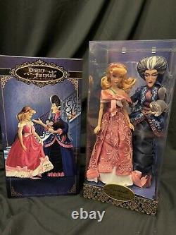 Disney Store Fairytale Designer Dolls CINDERELLA & LADY TREMAINE (NIB)