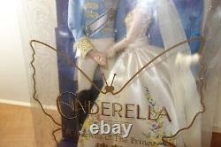 Disney Store Film Collection Cinderella Live Action Doll & Prince Damaged Box