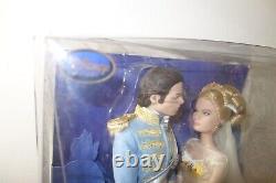 Disney Store Film Collection Cinderella Live Action Doll & Prince Damaged Box