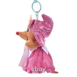 Disney Store Japan Cinderella Jaq Suzy Perla Plush Keychain Set of 3 New