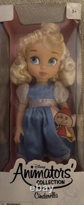 Disney Store Limited Cinderella Doll 16.5In Tall Disney Animator Collection NIB
