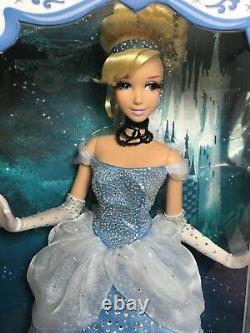 Disney Store Limited Edition Cinderella 17 Doll, NEW, BLUE DRESS, COLLECTIBLE