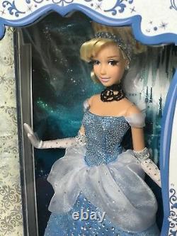 Disney Store Limited Edition Cinderella 17 Doll, NEW, BLUE DRESS, COLLECTIBLE