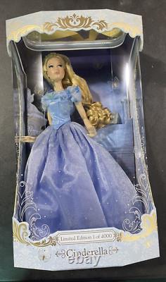Disney Store Limited Edition Doll Cinderella Live Action 17 Le 4000 Lily James