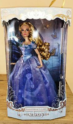 Disney Store Limited Edition Doll Cinderella Live Action 17 Le 4000 Lily James