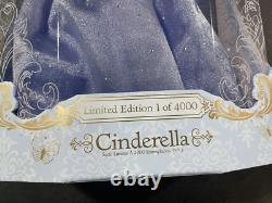 Disney Store Limited Edition Doll Cinderella Live Action 17 Le 4000 Lily James