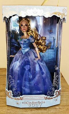 Disney Store Limited Edition Doll Cinderella Live Action 17 Le 4000 Lily James