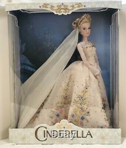 Disney Store Limited Edition Platinum Cinderella Wedding 17 Doll