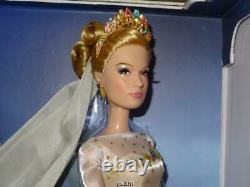 Disney Store Limited Edition Platinum Cinderella Wedding 17 Doll