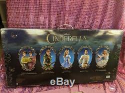 Disney Store Live Action Cinderella Doll Set Step Sisters Lady Tremaine Prince