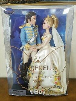 Disney Store Live Action Film Collection Cinderella and Prince Doll Set