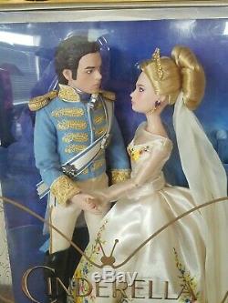 Disney Store Live Action Film Collection Cinderella and Prince Doll Set