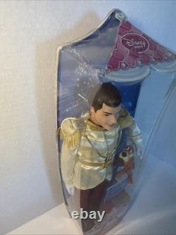 Disney Store PRINCE CHARMING & DOG BRUNO Doll Set Cinderella Ball Rare New