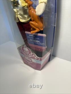 Disney Store PRINCE CHARMING & DOG BRUNO Doll Set Cinderella Ball Rare New