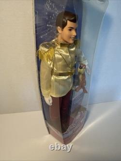 Disney Store PRINCE CHARMING & DOG BRUNO Doll Set Cinderella Ball Rare New