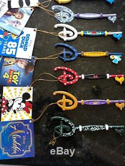 Disney Store key Collection 10 Keys, Minnie, Tigger, Toy Story, Cinderella +