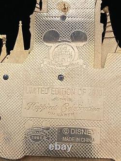 Disney Super Jumbo Pin Happiest Celebration On Earth Cinderella Castle Le 2000