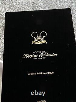 Disney Super Jumbo Pin Happiest Celebration On Earth Cinderella Castle Le 2000