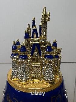 Disney Swarovski Arribas 50th Anniversary Cinderella Castle Jeweled Trinket Box