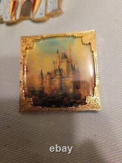 Disney Thomas Kinkade New Day at the Cinderella Castle Pin 2007 LE500 RARE