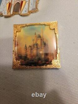 Disney Thomas Kinkade New Day at the Cinderella Castle Pin 2007 LE500 RARE