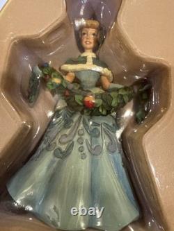 Disney Traditions Cinderella Holiday Ornament Set NEW in Box Jim Shore Enesco