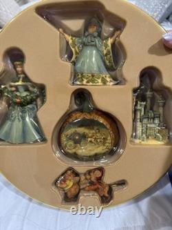 Disney Traditions Cinderella Holiday Ornament Set NEW in Box Jim Shore Enesco