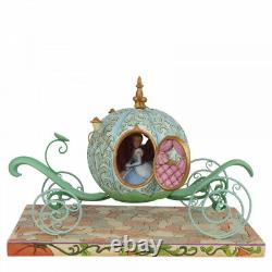 Disney Traditions Enchanted Carriage Cinderella Light Up Figurine 6007055 New