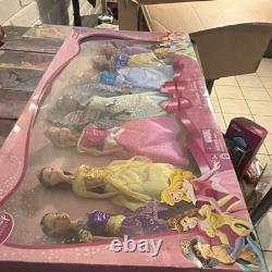 Disney Ultimate Princess Collection Doll Playset Jasmine Belle Tiana Cinderella