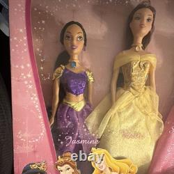 Disney Ultimate Princess Collection Doll Playset Jasmine Belle Tiana Cinderella