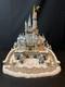 Disney Village WDW Light Up Cinderella Castle WITH Tinkerbell, Box & Cord NEW
