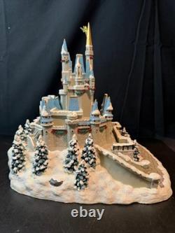 Disney Village WDW Light Up Cinderella Castle WITH Tinkerbell, Box & Cord NEW