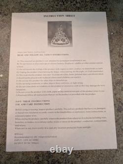 Disney Village WDW Light-Up Cinderella Castle w Tinkerbell BRAND NEW IN BOX