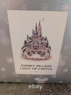 Disney Village WDW Light-Up Cinderella Castle w Tinkerbell BRAND NEW IN BOX